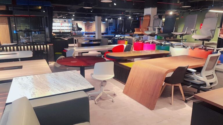 Highmoon Office Furniture Showroom Dubai UAE Modern Office Furniture Manufacturer Supplier GCC Countries 2 768x432